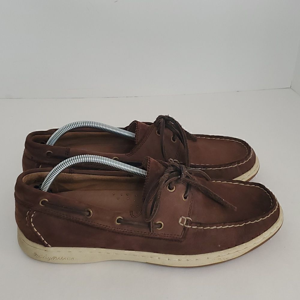 Tommy Bahama Arlington Boat Brown Leather Shoes Men’s Sz 11.5 M